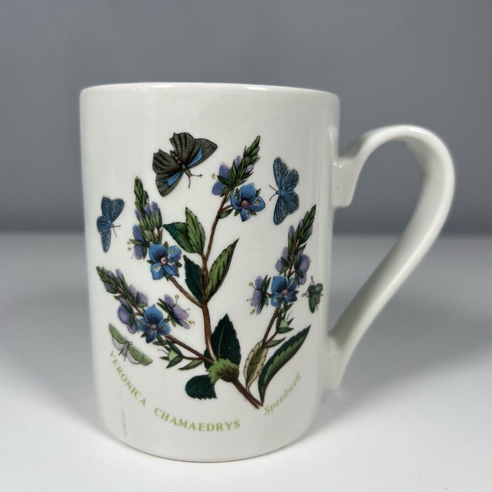 Portmeirion The Botanic Garden Veronica Chamaedrys Speedwell Coffee Mug 12 Oz